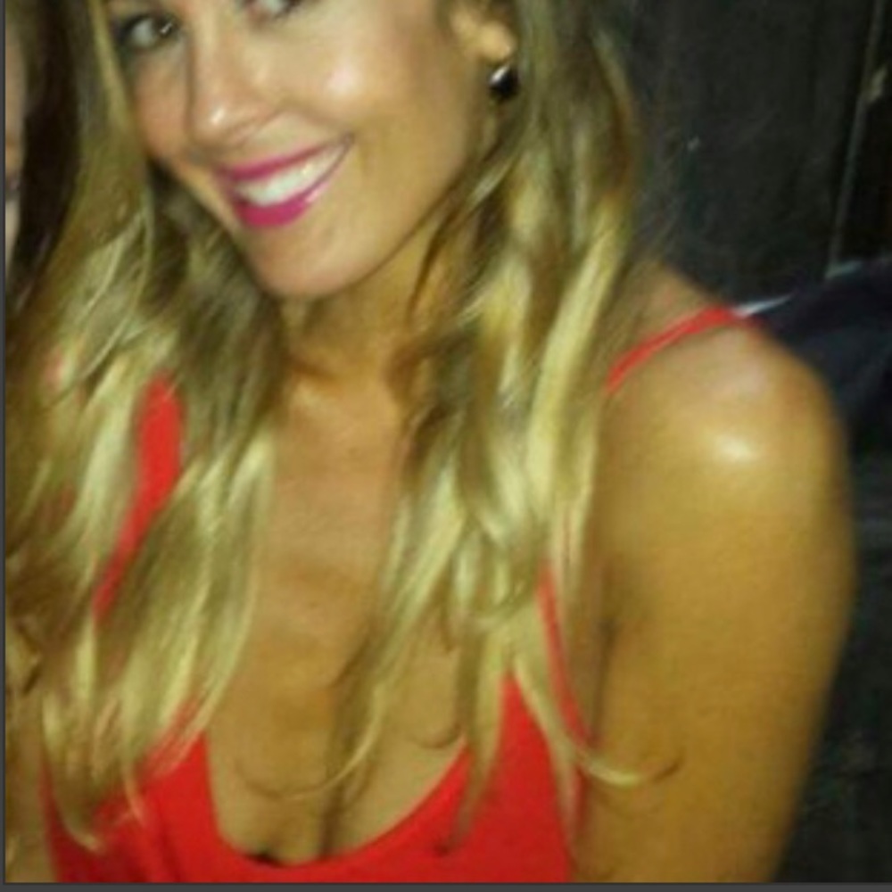 Bebe Red Draped Tank